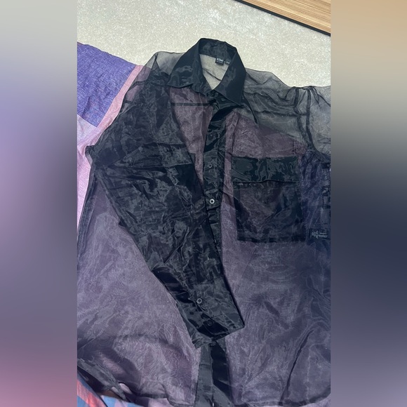 Organza sheer shirt - Picture 2 of 4